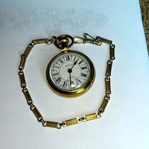 Railroad Pocket Watch w/ chain